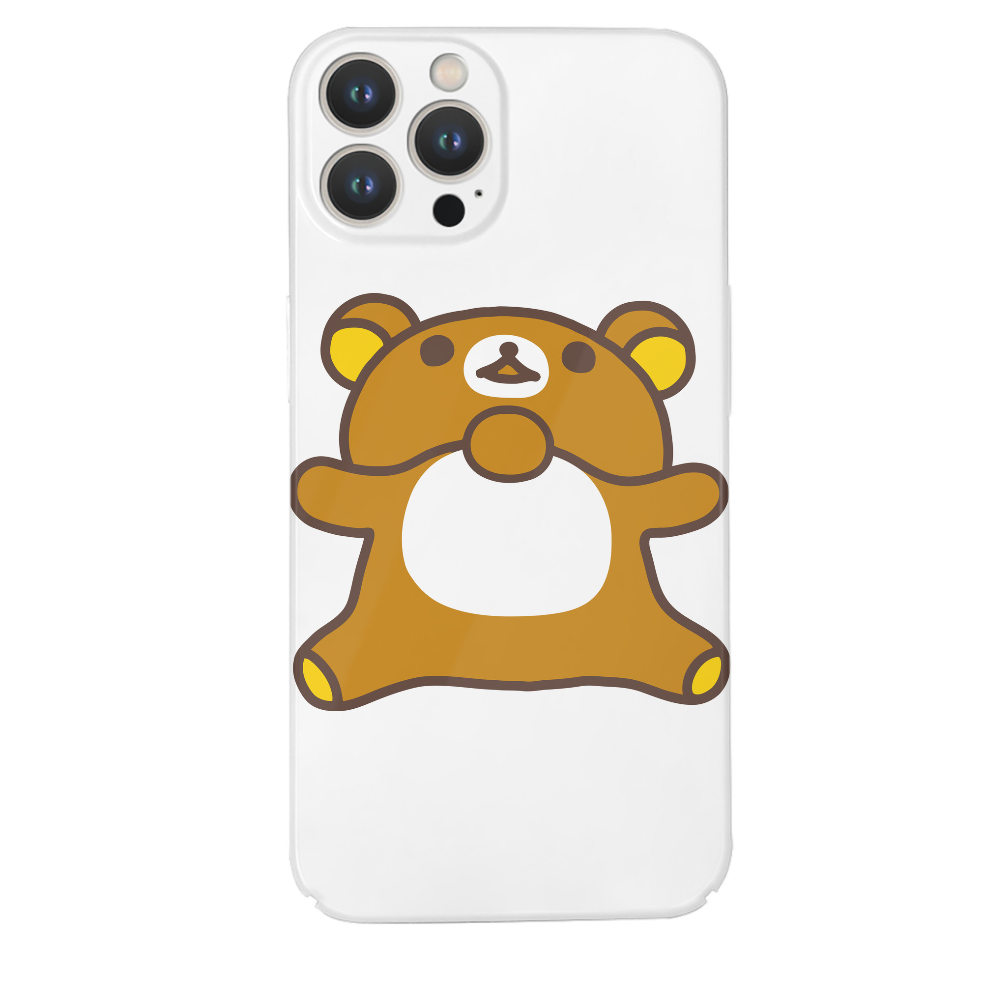 （画像用） リラックマ リラックマ キイロイトリ Rilakkuma Korilakkuma Kiiroitori 【iPhone 14シリーズ対応】ハードケース